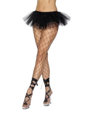 Ladies Fancy Dress - Black 80's Tutu